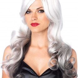 Leg Avenue Allure Multi Color Wig Grey/Black
