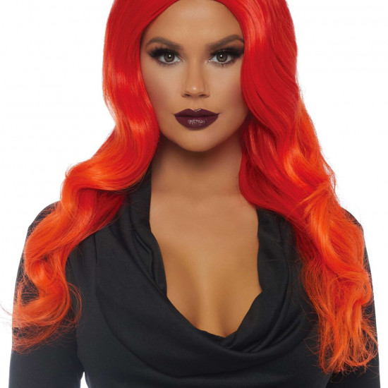 Рыжий парик омбре Leg Avenue Ombre long wavy wig, длинный, локоны, 61 см
