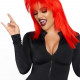 Парик рок-звезды Leg Avenue Unisex rockstar wig Red, унисекс, 53 см