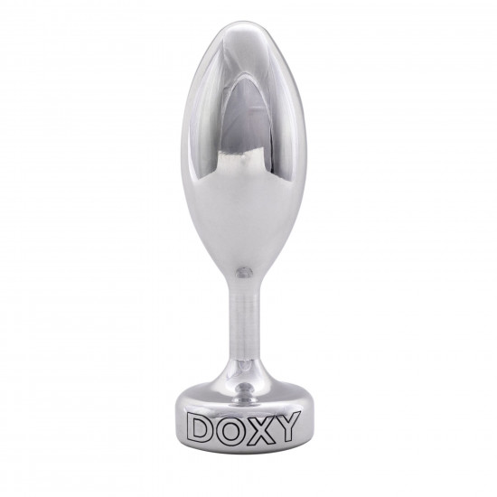 Металлическая анальная пробка DOXY Butt Plug SMOOTH, гладкая, диаметр 3,3 см