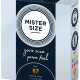 Презервативы Mister Size - pure feel - 57 (3 condoms), толщина 0,05 мм