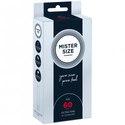 Презервативи Mister Size - pure feel - 60 (10 condoms), товщина 0,05 мм