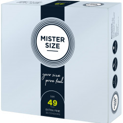 Презервативи Mister Size - pure feel - 49 (36 condoms), товщина 0,05 мм