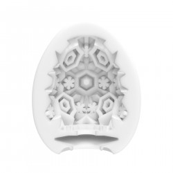 Мастурбатор-яйце Tenga Egg Snow Crystal з охолоджувальним лубрикантом