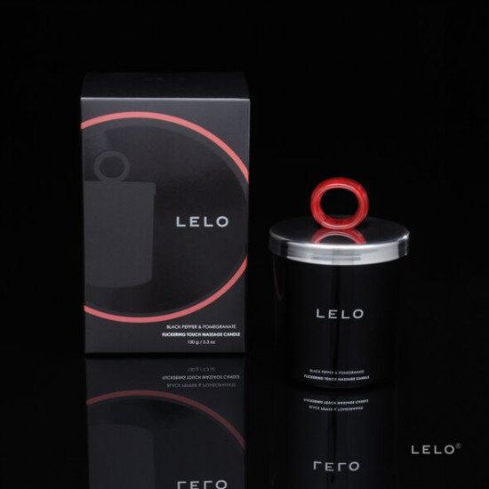 Массажная свеча LELO Massage Candle Black Pepper & Pomegranate, соевый воск, 36 часов горения