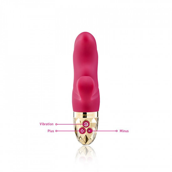 Вибратор-кролик Mystim Hop Hop Bob Fuchsia, мощный мотор, 8 режимов