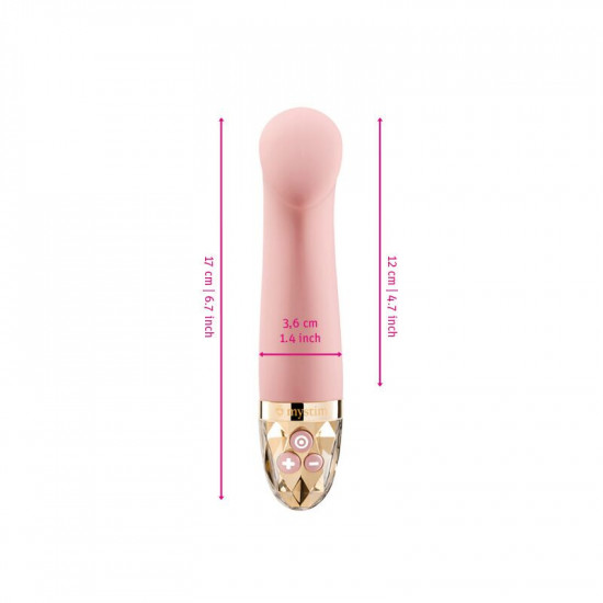 Вибратор для точки G Mystim Right on Ron Rose, 8 режимов, очень мощный