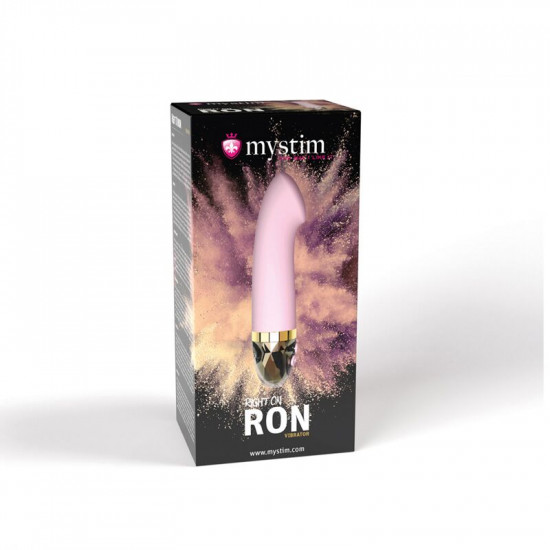 Вибратор для точки G Mystim Right on Ron Rose, 8 режимов, очень мощный