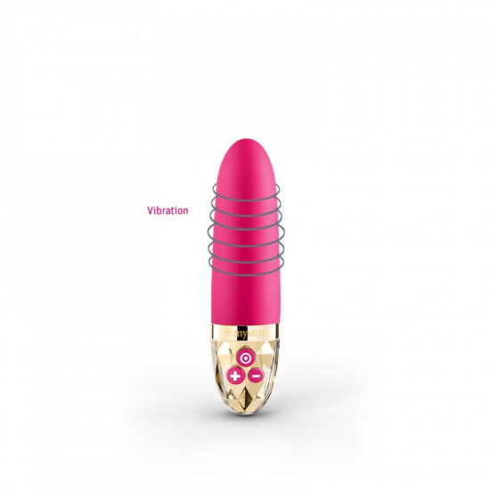 Вибратор Mystim Sleak Freak Pink, 8 режимов, внутренняя и внешняя стимуляция