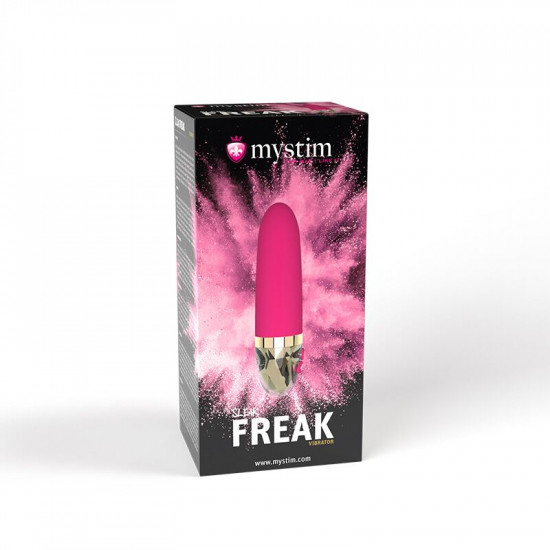 Вибратор Mystim Sleak Freak Pink, 8 режимов, внутренняя и внешняя стимуляция