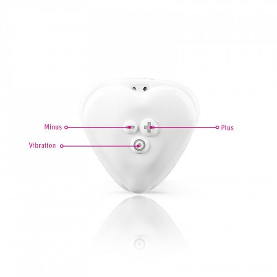 Вибратор для клитора Mystim Heart´s Desire White, 8 режимов, очень мощный