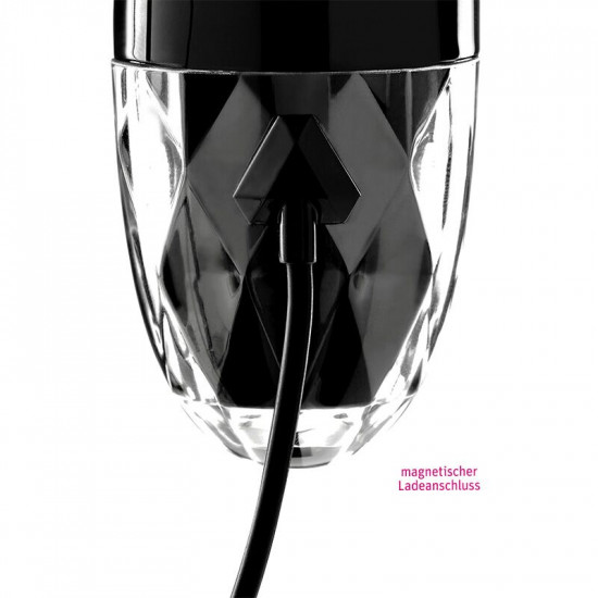 Вибратор-кролик с электростимуляцией Mystim Hop Hop Bob Black Edition