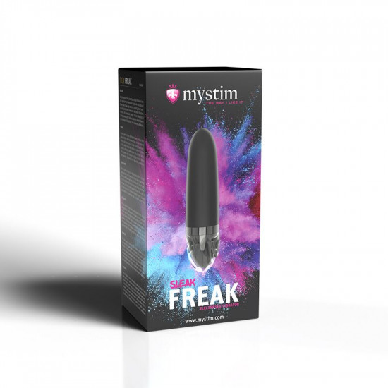 Вибратор с электростимуляцией Mystim Sleak Freak Black Edition