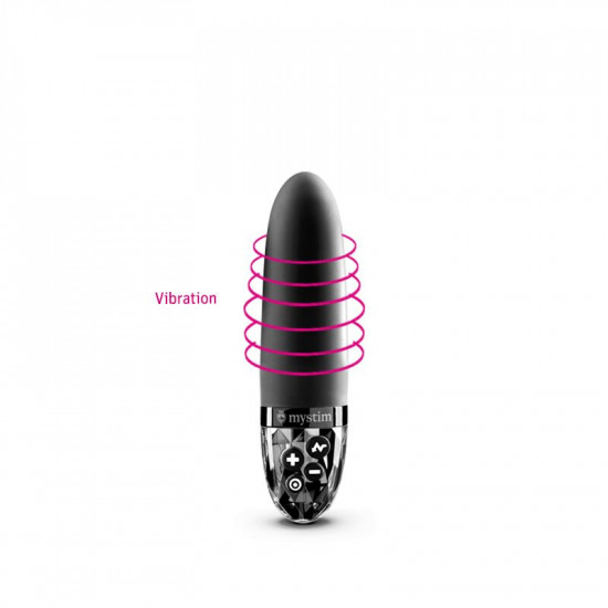 Вибратор с электростимуляцией Mystim Sleak Freak Black Edition