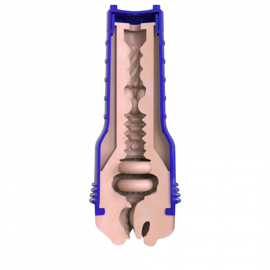 Мастурбатор-ротик Fleshlight Boost Blow Light Medium Flesh, плавающие кольца Turbo Tech