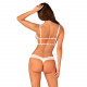 Эротический комплект Obsessive Heavenlly 2-pcs cupless set M/L, открытая грудь, с доступом
