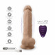 Фаллоимитатор с вибрацией SilexD Vetus Vibro Flesh (MODEL 1 size 8in) + LRS, двухслойный, диам.4,2см