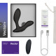 Смарт-вибромассажер простаты We-Vibe Vector+ CHARCOAL BLACK, пульт ДУ, регулируемый угол наклона