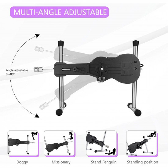 Смарт секс-машина Hismith AK-09 Sex Machine APP с фаллоимитатором, беспроводной пульт ДУ