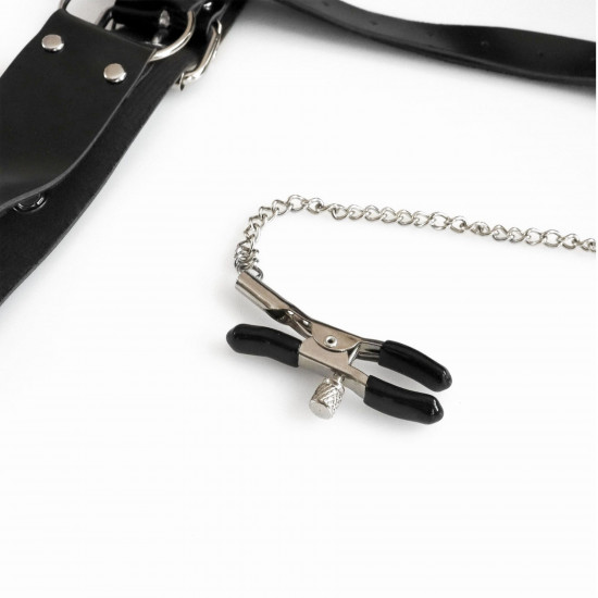 Бондажный набор с металлическим анальным крюком Art of Sex Beatrice Bondage set with anal hook № 2