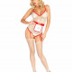 (SALE) Leg Avenue Roleplay TLC Nurse White O/S