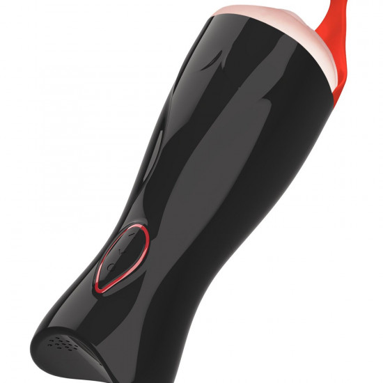 Премиум-вибромастурбатор Real Body - Real Sucking Pussy 2, всасывание, звук, стимуляция промежности