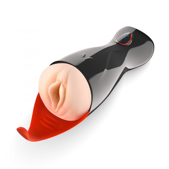 Премиум-вибромастурбатор Real Body - Real Sucking Pussy 2, всасывание, звук, стимуляция промежности