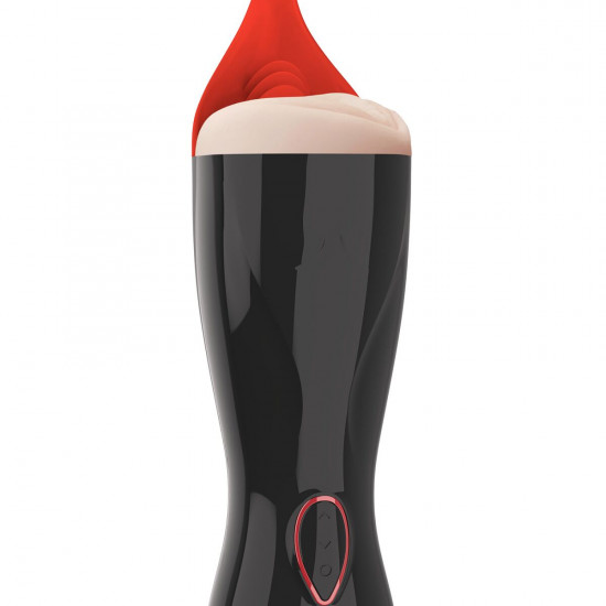 Премиум-вибромастурбатор Real Body - Real Sucking Pussy 2, всасывание, звук, стимуляция промежности