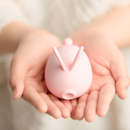 Вакуумный клиторальный стимулятор с вибрацией KISTOY Too Simple Pink