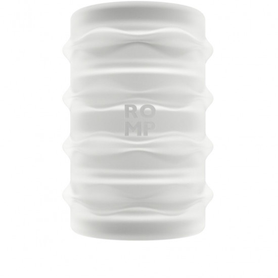 Мягкий мастурбатор Romp Mosh Transparent, двусторонний, сквозной, для пар и минета