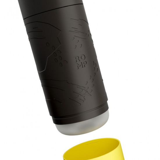 Мастурбатор с эффектом вакуума Romp Dash Black, богатая текстура, многоразовый