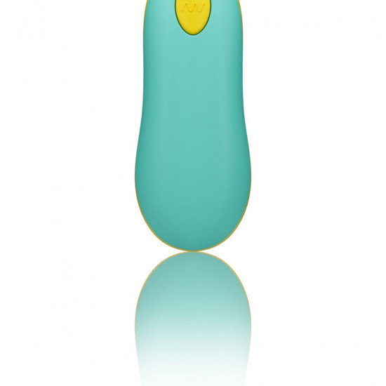 Виброяйцо для точки G с пультом управления Romp Cello Light Teal, водонепроницаемое