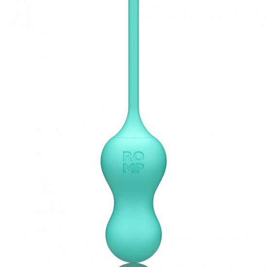 Виброяйцо для точки G с пультом управления Romp Cello Light Teal, водонепроницаемое