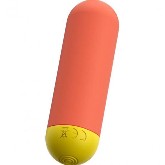 Мощная вибропуля Romp Riot Light orange