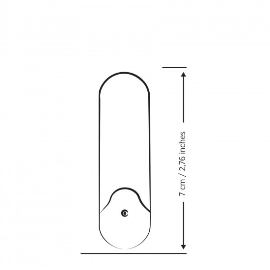 Мощная вибропуля Romp Riot Light orange