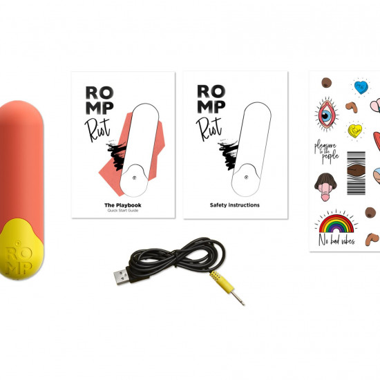 Мощная вибропуля Romp Riot Light orange