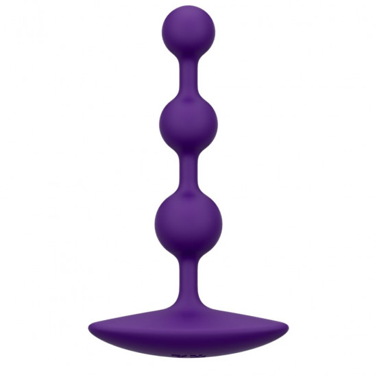 Анальные бусы Romp Amp Dark Purple, силикон, макс. диаметр 2,6 см