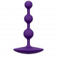 Анальные бусы Romp Amp Dark Purple, силикон, макс. диаметр 2,6 см