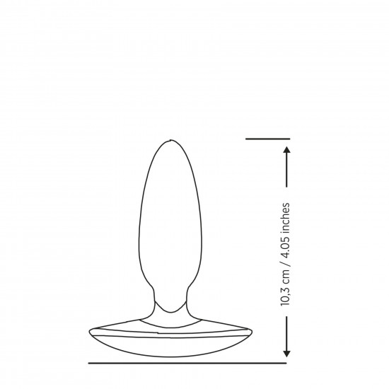 Анальная вибропробка Romp Bass Dark Green, силикон, перезаряжаемая,  макс. диаметр 3 см