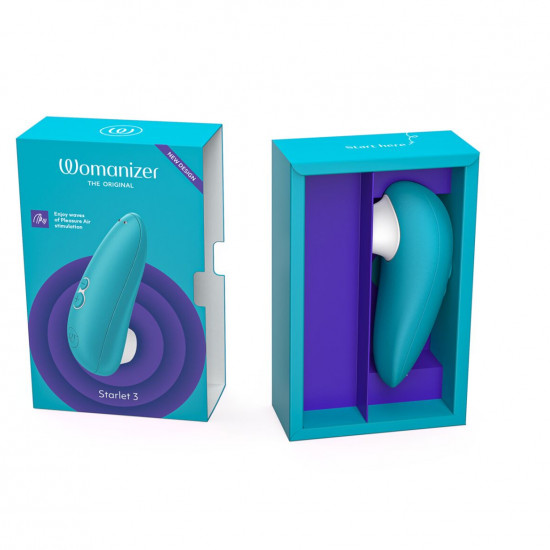 Вакуумный клиторальный стимулятор Womanizer Starlet 3 TURQUOISE