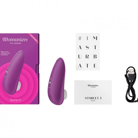 Вакуумный клиторальный стимулятор Womanizer Starlet 3 VIOLET