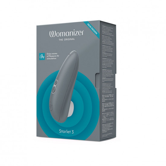 Вакуумный клиторальный стимулятор Womanizer Starlet 3 GREY