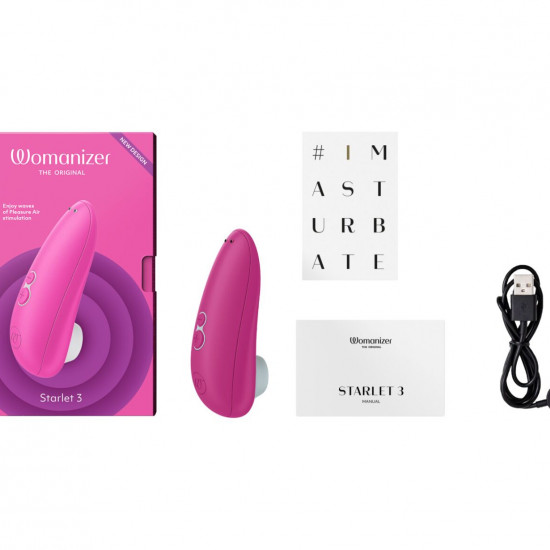 Вакуумный клиторальный стимулятор Womanizer Starlet 3 PINK