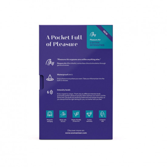 Вакуумный клиторальный стимулятор Womanizer Starlet 3 INDIGO