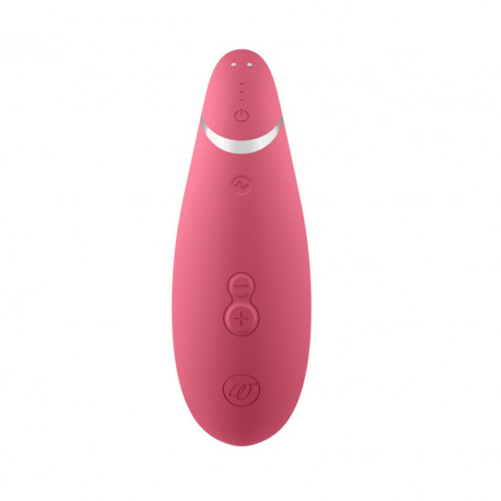 Вакуумный клиторальный стимулятор Womanizer Premium 2 - Raspberry, функции Autopilot и Smart Silence