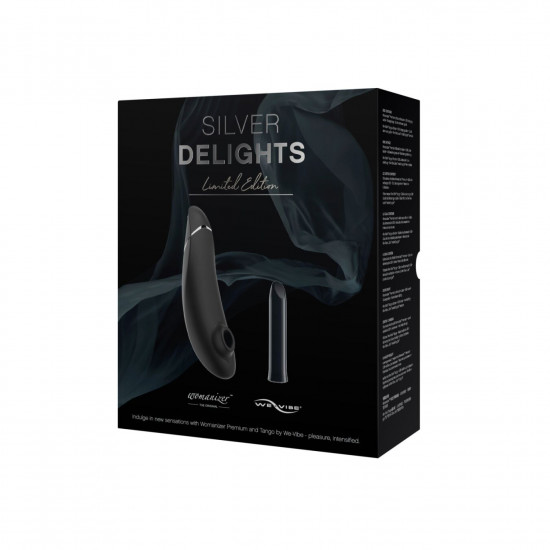 Премиальный подарочный набор Silver Delights Collection: Womanizer Premium и We-Vibe Tango