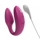 Смарт-вибратор для пар We-Vibe Sync 2 Rose, 10 виброрежимов, пульт ДУ