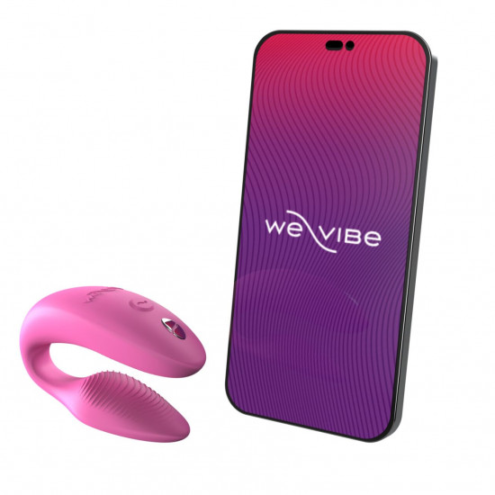 Смарт-вибратор для пар We-Vibe Sync 2 Rose, 10 виброрежимов, пульт ДУ