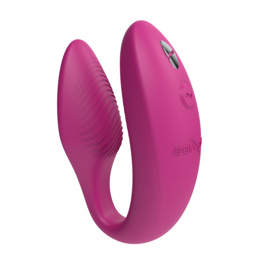 Смарт-вибратор для пар We-Vibe Sync 2 Rose, 10 виброрежимов, пульт ДУ