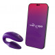 Смарт-вибратор для пар We-Vibe Sync 2 Purple, 10 виброрежимов, пульт ДУ